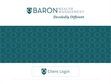 Tablet Screenshot of baron-wealth.com